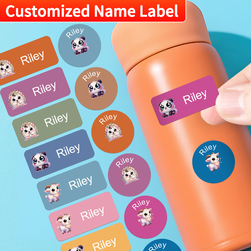 Personalized Name Box - Персонализированные наклейки с именами – ультралегкие
