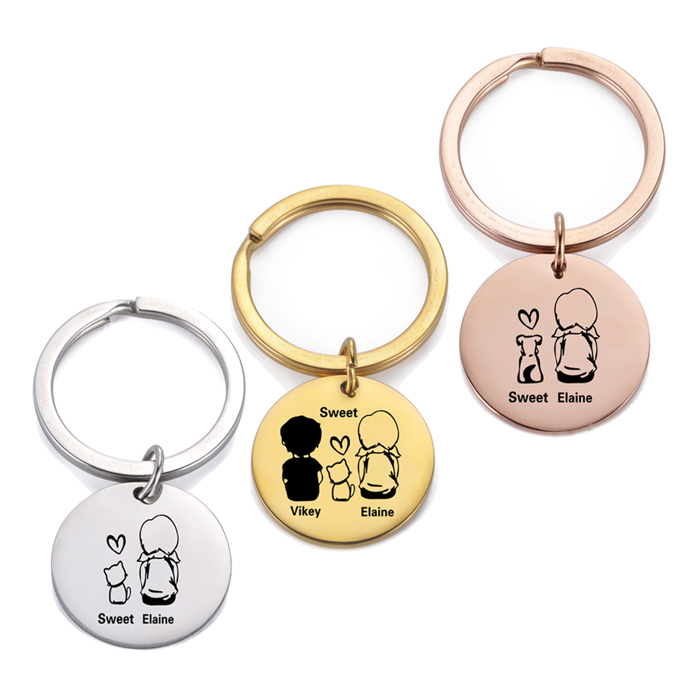 Персонализированный брелок для – обзор и цена Initial Ring Custom